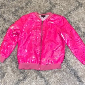 Jojo siwa sparkle pink jacket